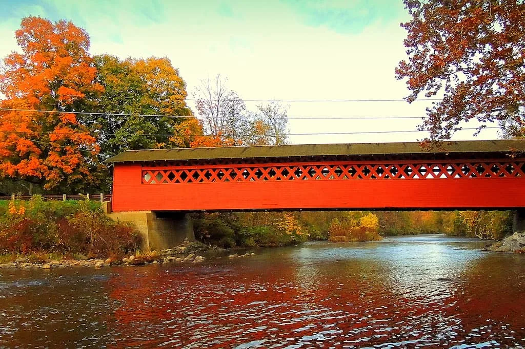 The Henry Bridge in North Bennington by Tara Schatz.