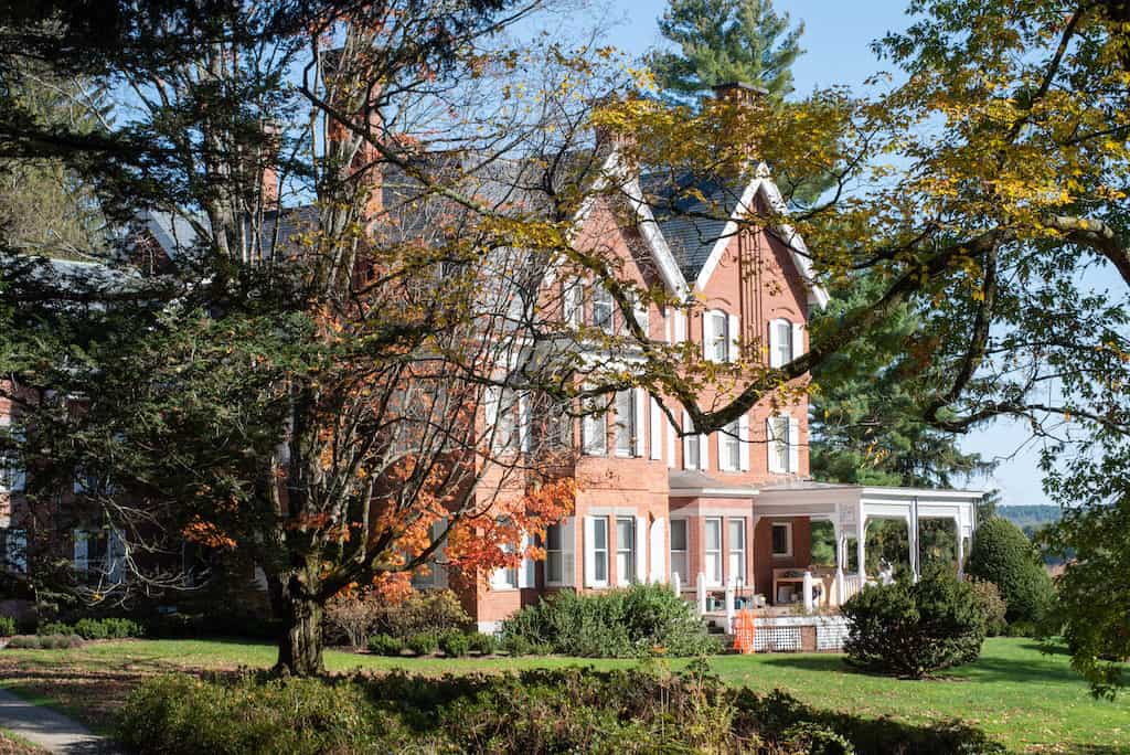 The main house at Marsh Billings Rockefeller National Historic Park in Woodstock VT