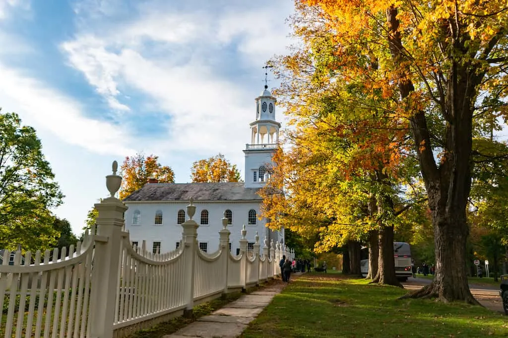 The Old First Church in Bennington, Vermont is one of the most popular stops for visitors.