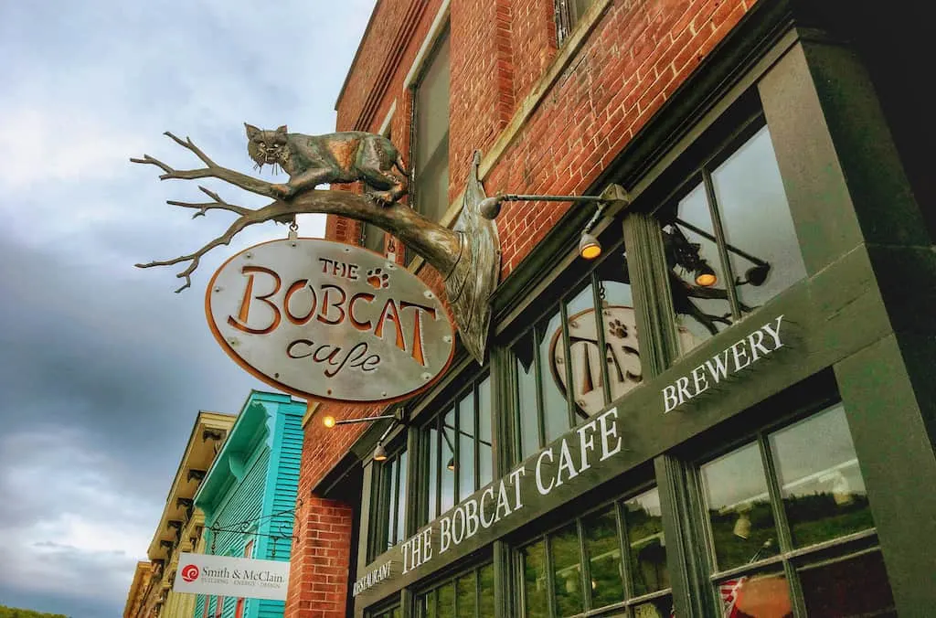 The Bobcat Cafe in Bristol, Vermont