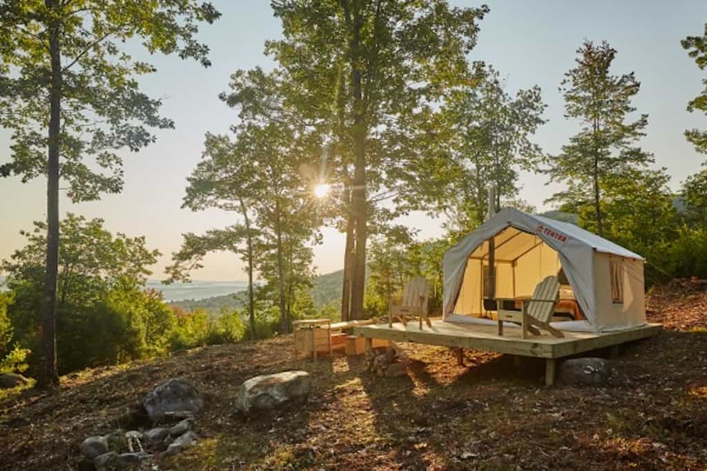 camping tour vermont