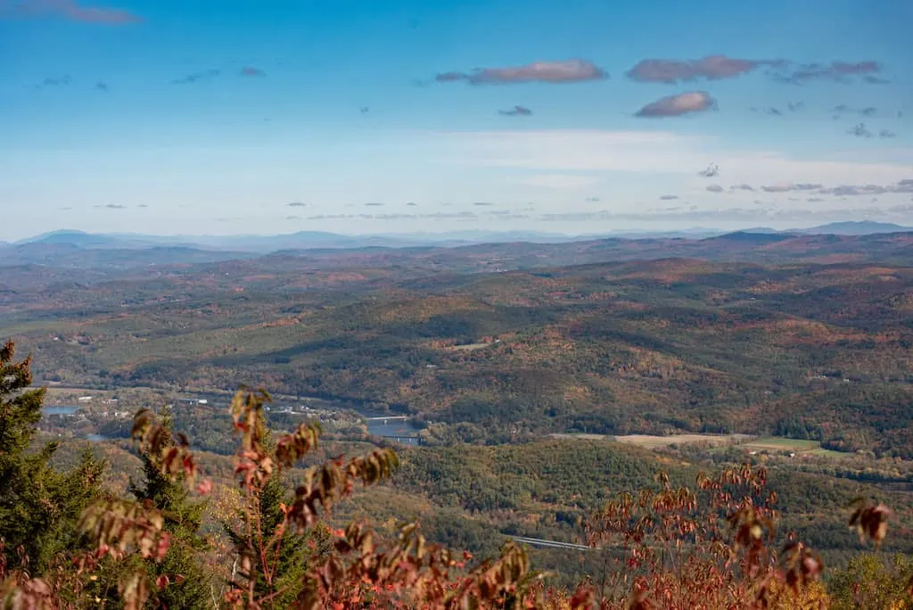 View from the top of Mount Ascutney