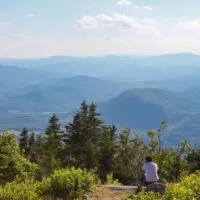 A summer view from the summit of Mt. Ascutney in Vermont.