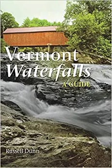 Vermont Waterfalls: A Guide book cover featuring one of the best books about Vermont.
