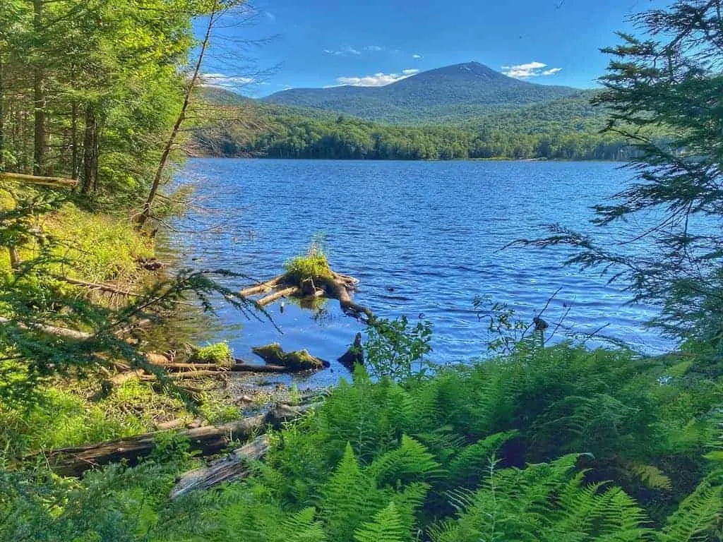 Kent Pond with Killington Mountain in the Background. 