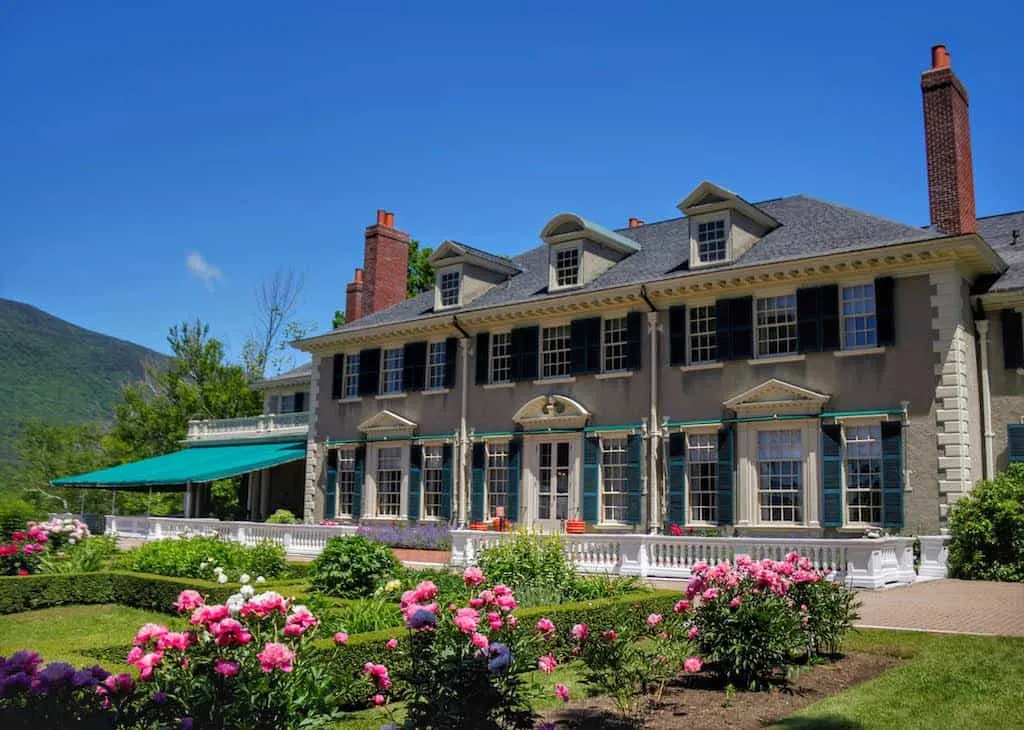 Hildene in Manchester, Vermont in the spring.