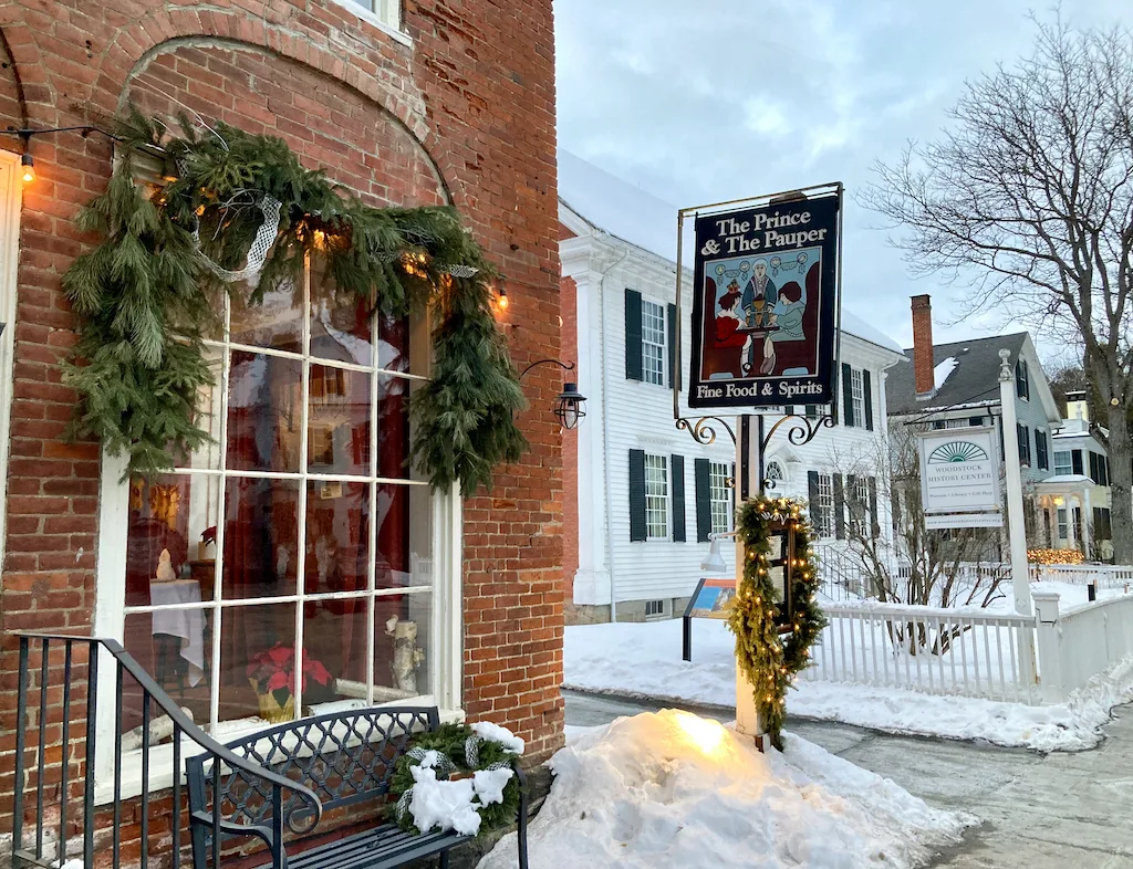 The Prince & The Pauper in Woodstock, Vermont.