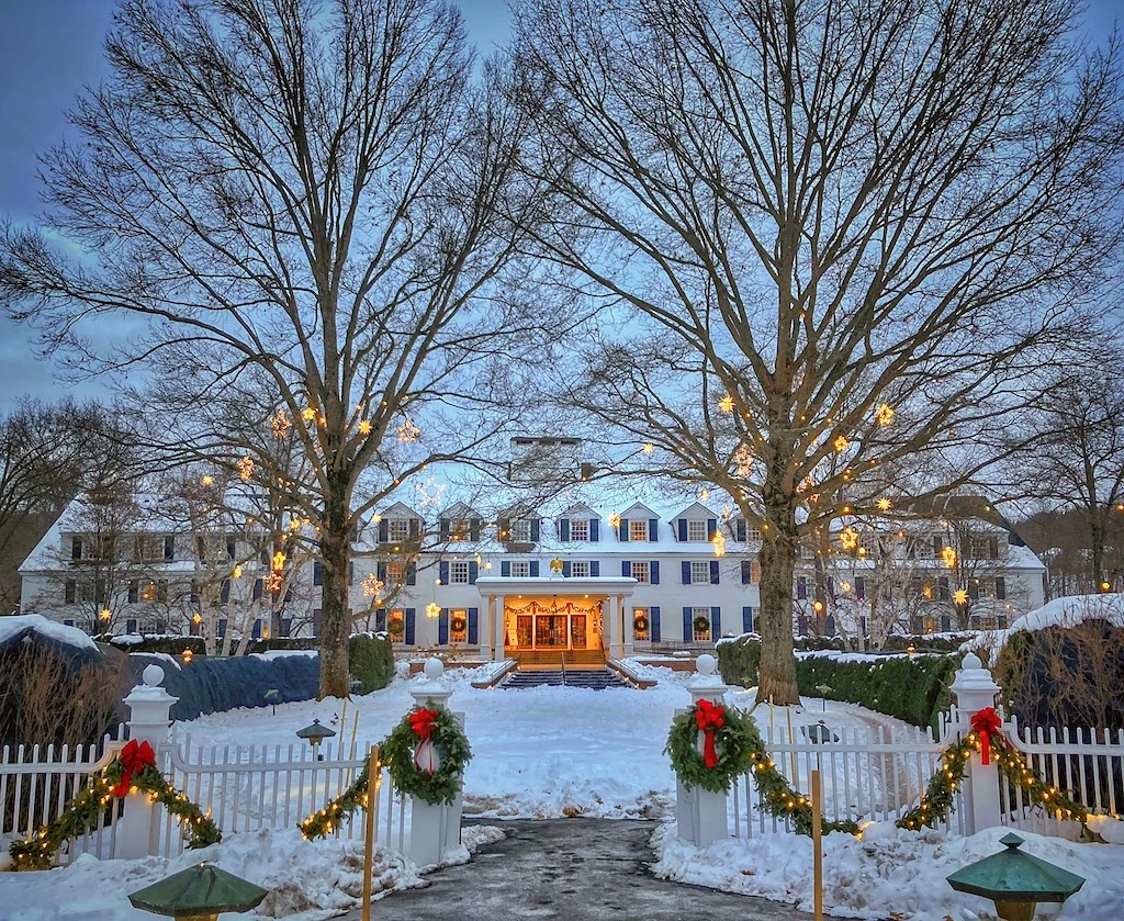 Woodstock Inn & Resort in Woodstock Vermont in the Winter.