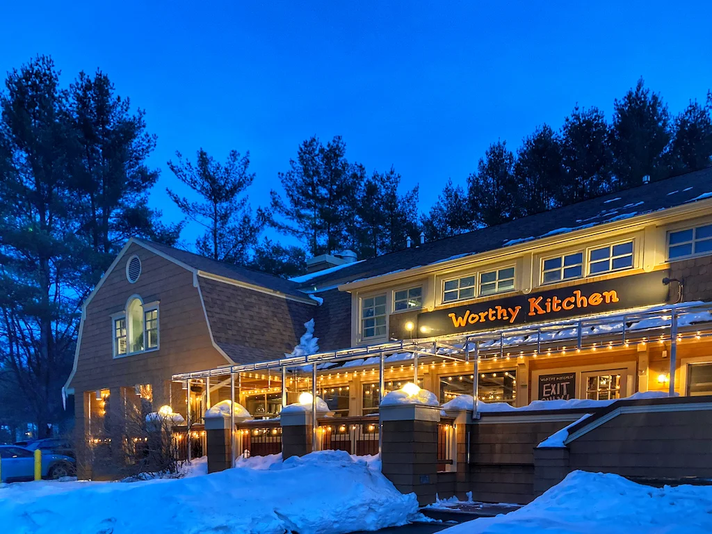 Worthy Burger in Woodstock, Vermont