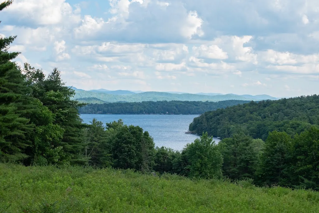 Lake Bomoseen as seen from Lake Bomoseen State Park.