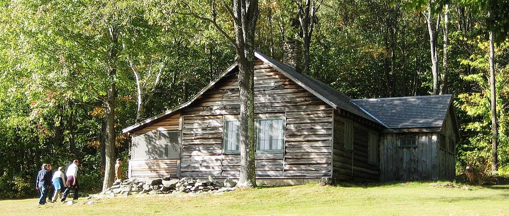 Robert Frost's summer cabin in Ripton, Vermont.