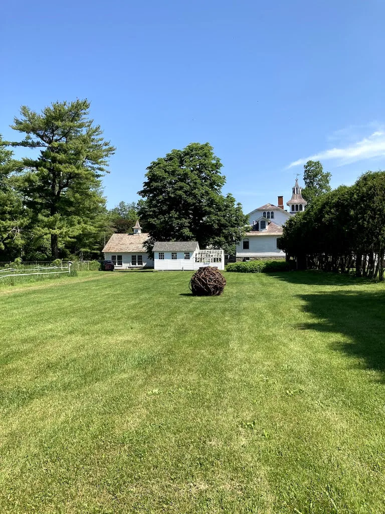 The grounds of Park McCullough House in North Bennington, Vermont.