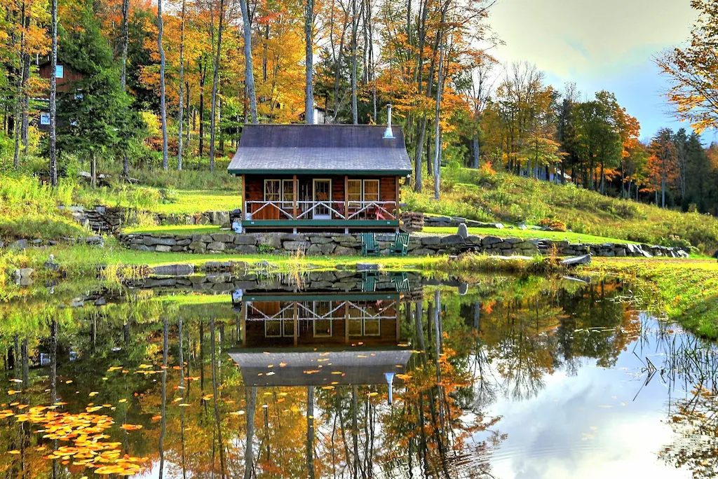 A cabin in Vermont for rent on VRBO. Photo source: VRBO