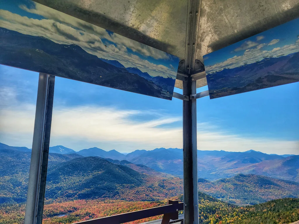 Fall view from Hurricane Mountain in the Adirondacks. 