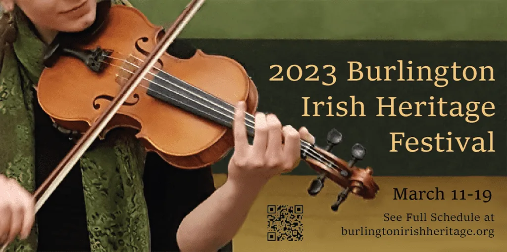 2023 Burlington Irish Heritage Festival poster. 