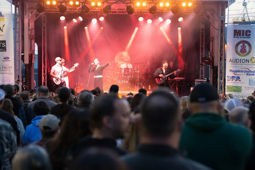 Live music at the Kingman Fest in Vermont.