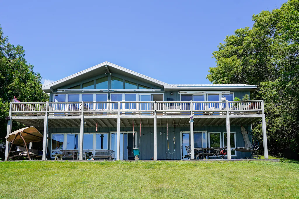 A Lake Champlain vacation rental on Grand Isle in Vermont.