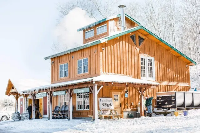 Shelburne Mapleworks sugar house.