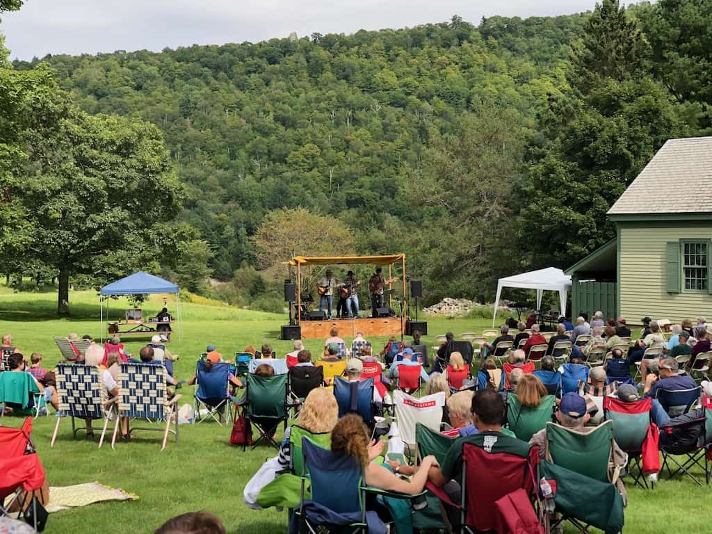 Plymouth Folk and Blues Festival in Plymouth, Vermont.
