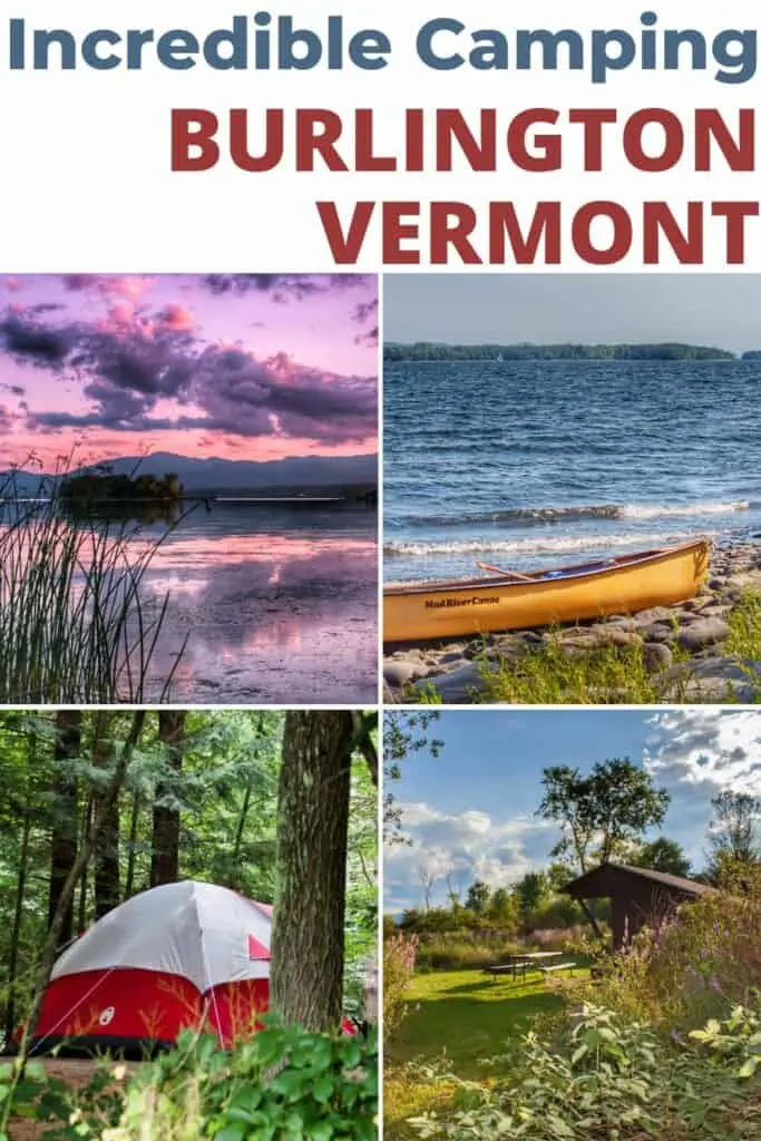 campgrounds near Burlington, Vermont.