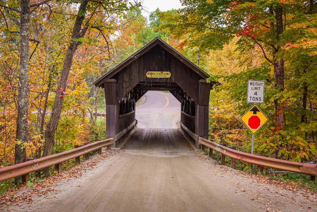 Emily's Bridge in Stowe.