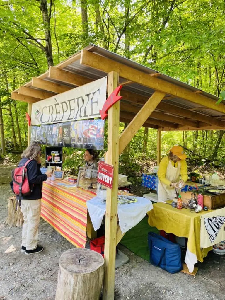 The creperie at Brattleboro Area Farmers' Market. 