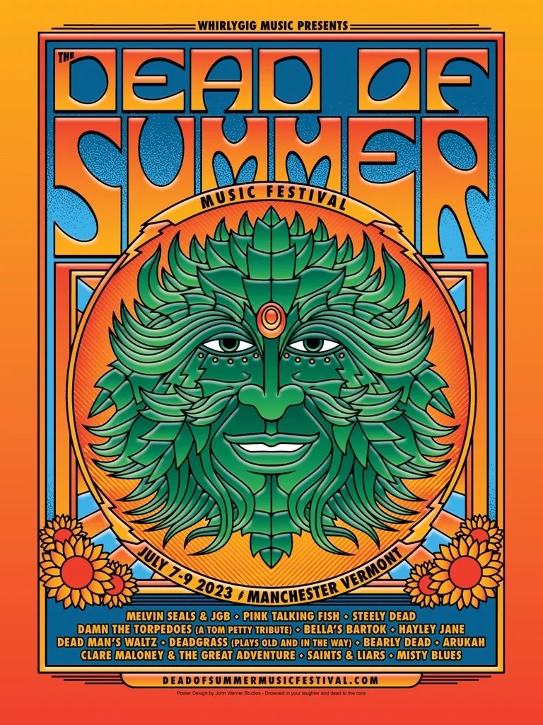 Dead of Summer concert poster 2023.