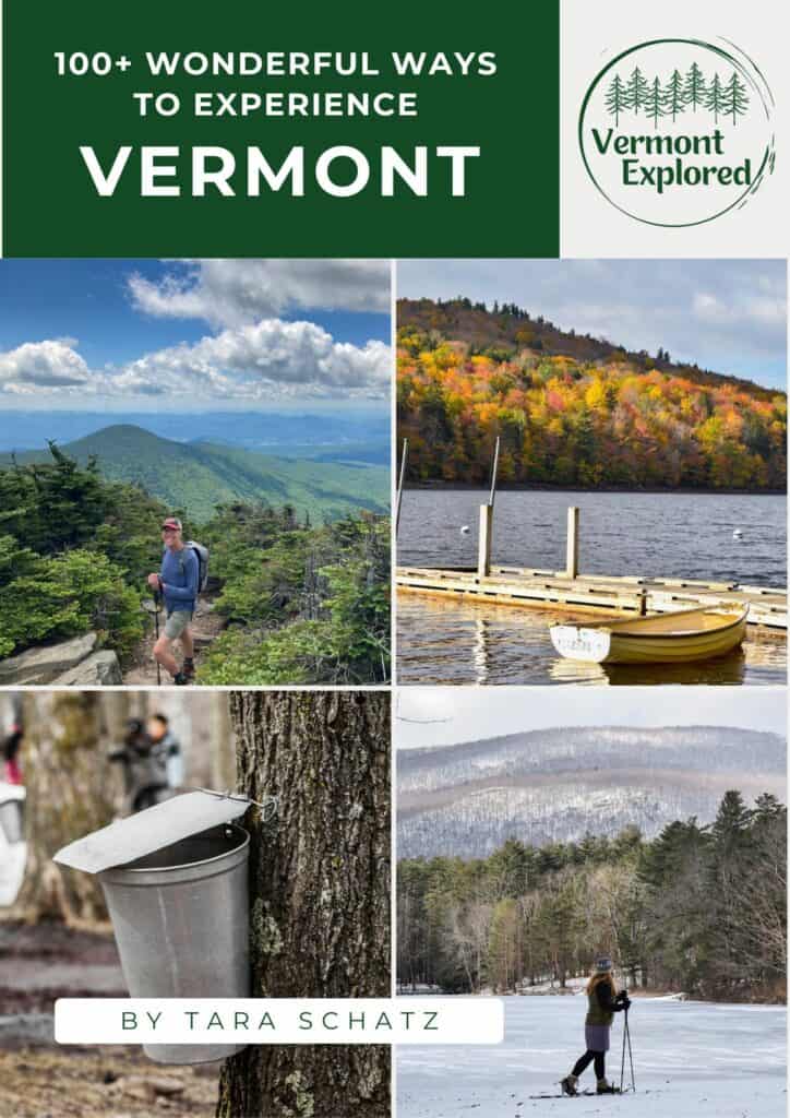 cover of e-book with photos of Vermont