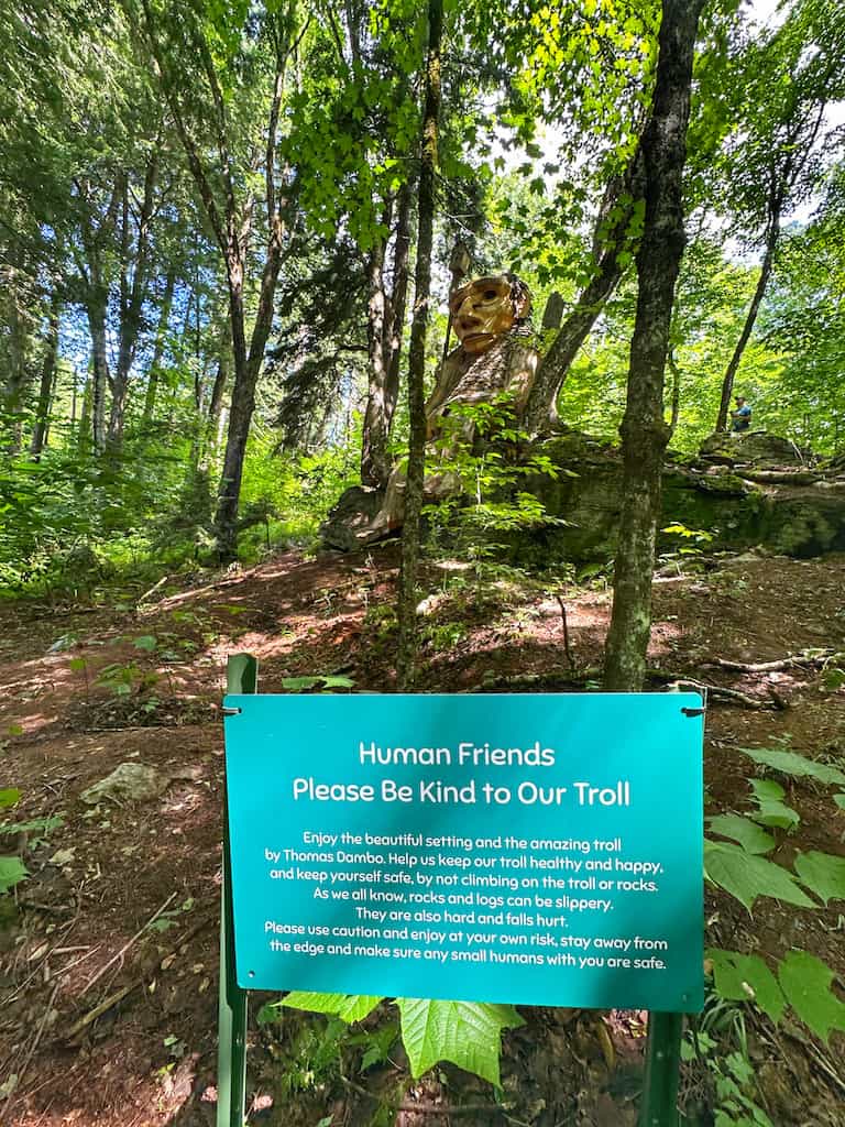 Lost Finn is a giant troll in Londonderry, Vermont.