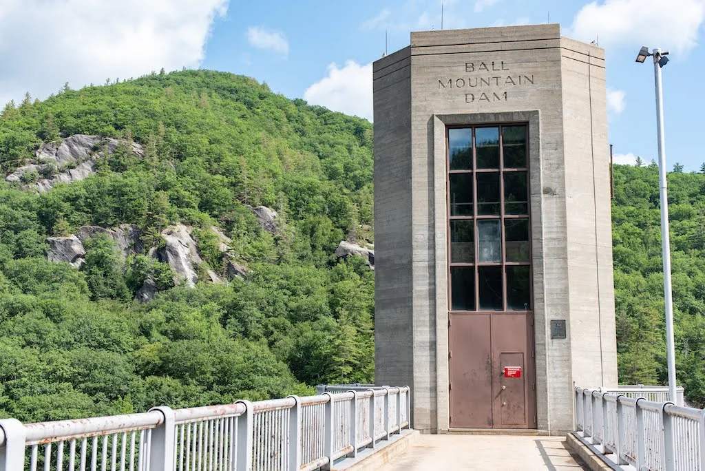 Ball Mountain Dam in Jamaica, Vermont.