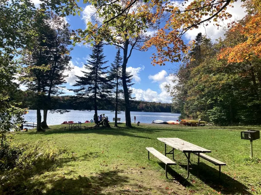 A sunny fall day at Woodford State Park.