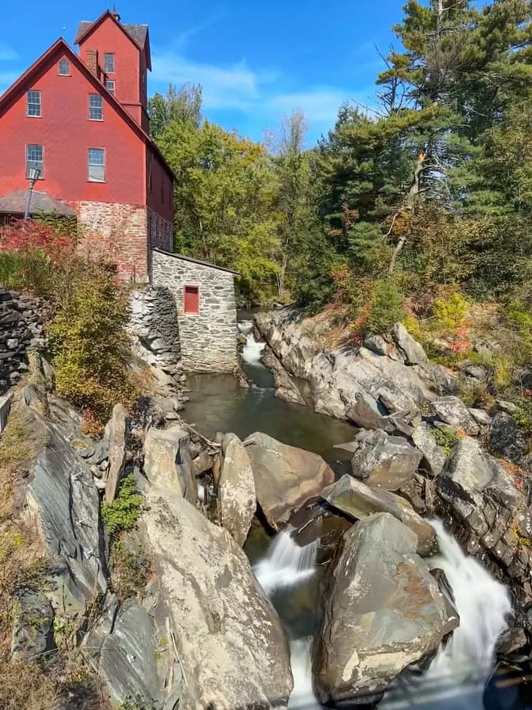 The Old Red Mill in Jericho, Vermont. 