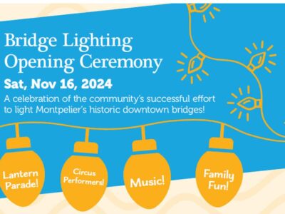 Bridge Lighting Ceremony Celebrates Community in Downtown Montpelier