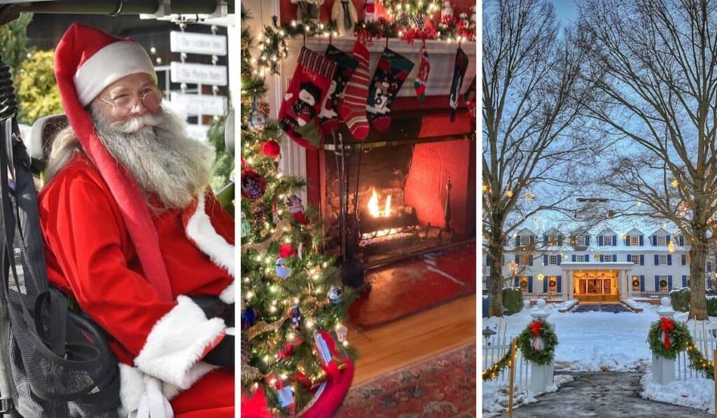 Scenes from Christmas in Vermont.