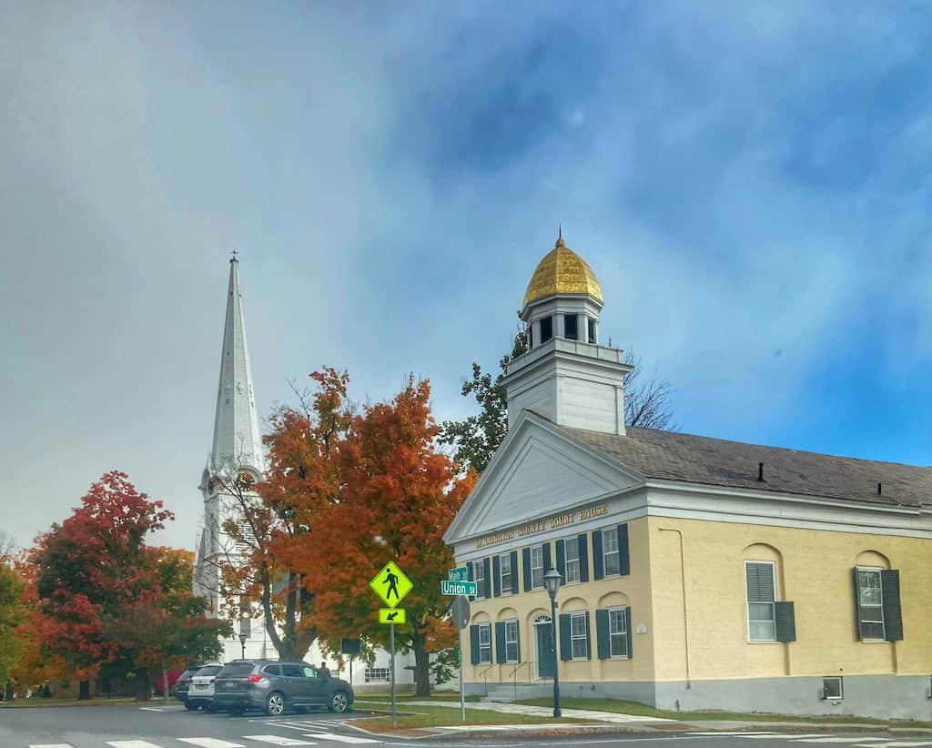 Bennington County Courthouse in Manchester Village, Vermont.