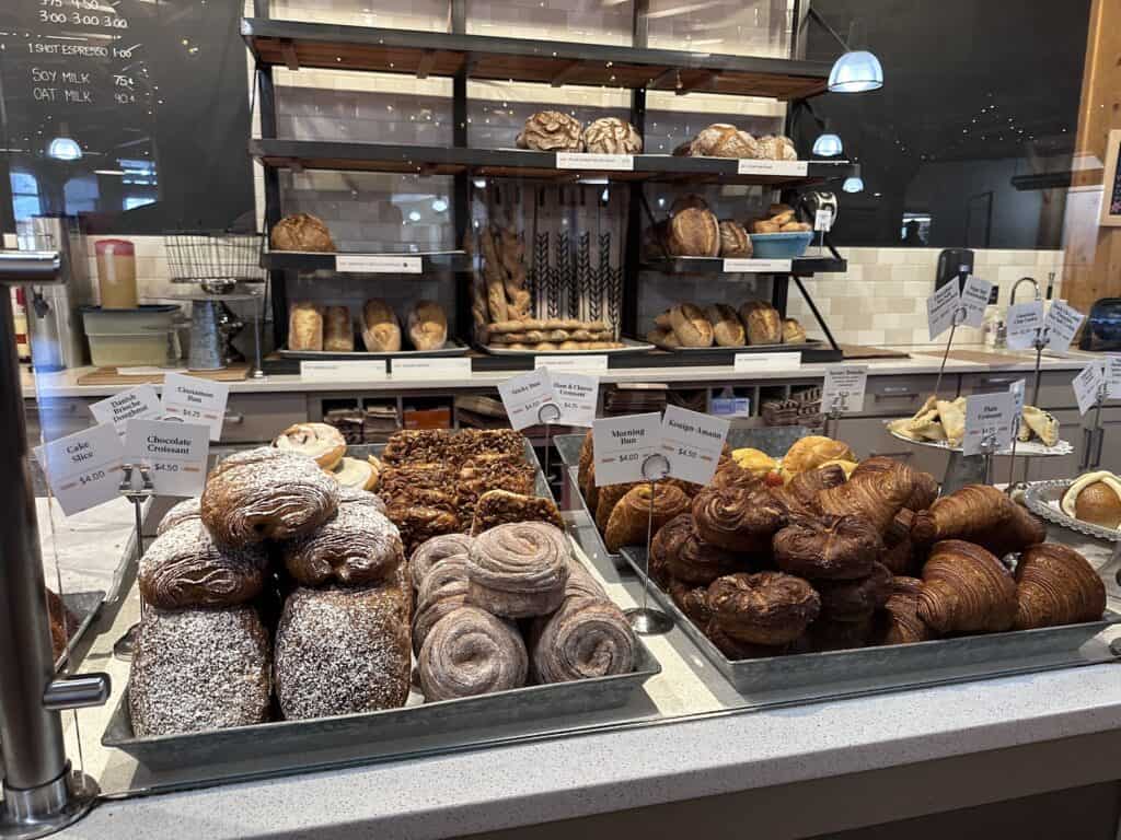 Pastries at King Arthur Baking Company in Norwich, Vermont.