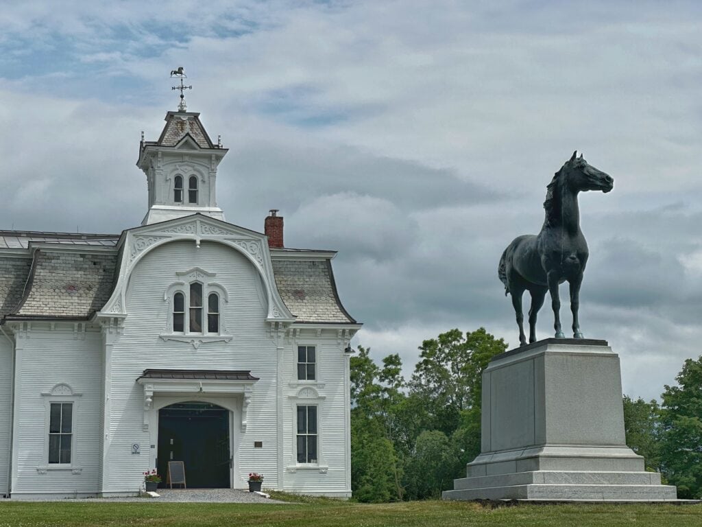 The UVM Morgan Horse Farm in Weybridge, Vermont.