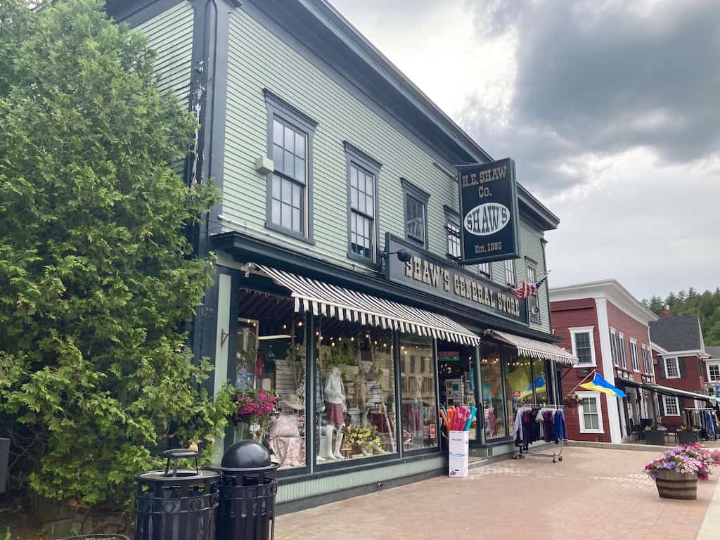Shaw's General Store in Stowe.
