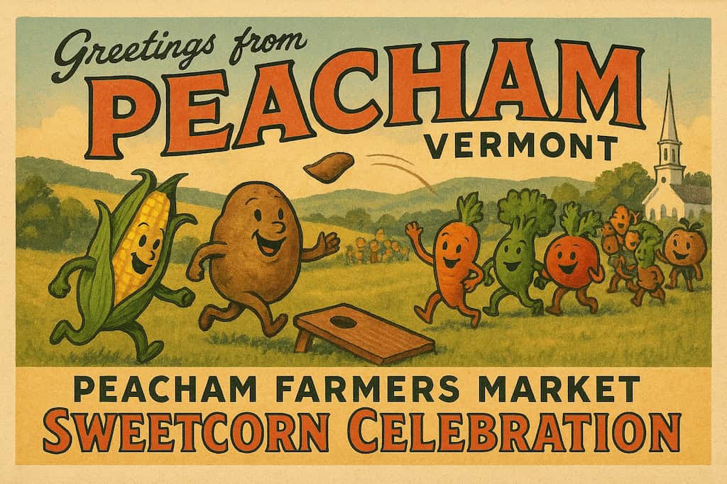 Visit the Peacham Farmers Market Sweet Corn Celebration!