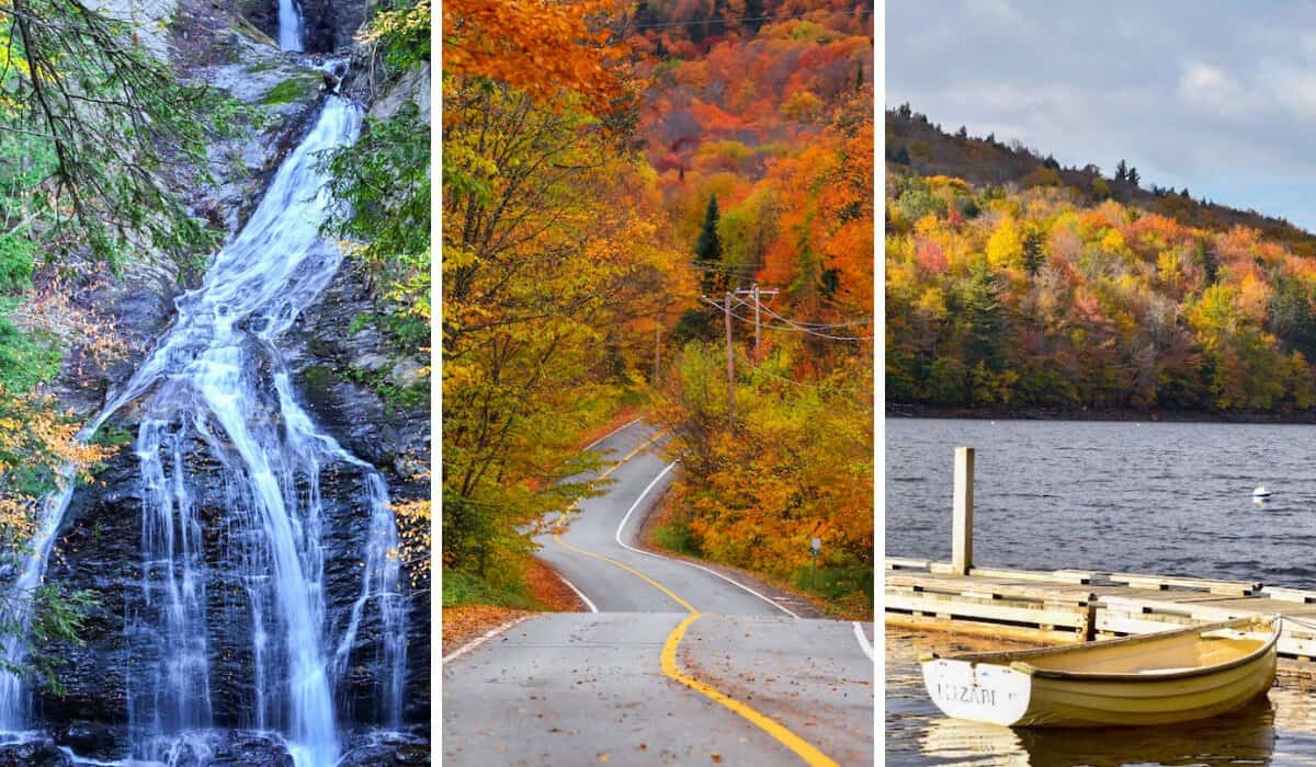 Fall foliage scenes from Vermont Route 100.