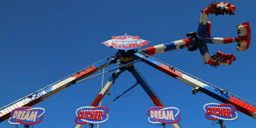 The Dreamcatcher ride at the Caledonia County Fair.