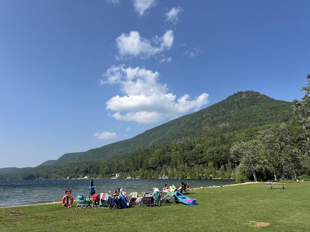 Lake Dunmore and Mount Moosalamoo from Branbury State Park.