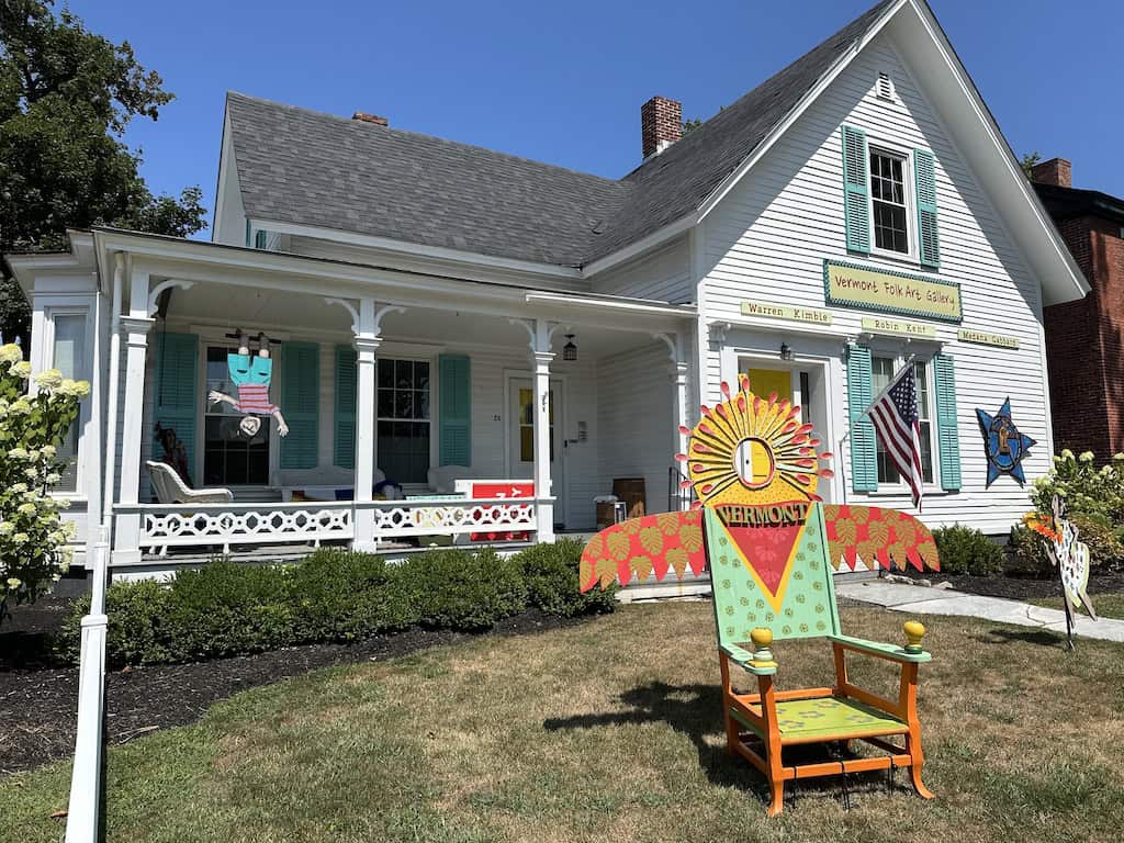 The Vermont Folk Art Gallery in Brandon.