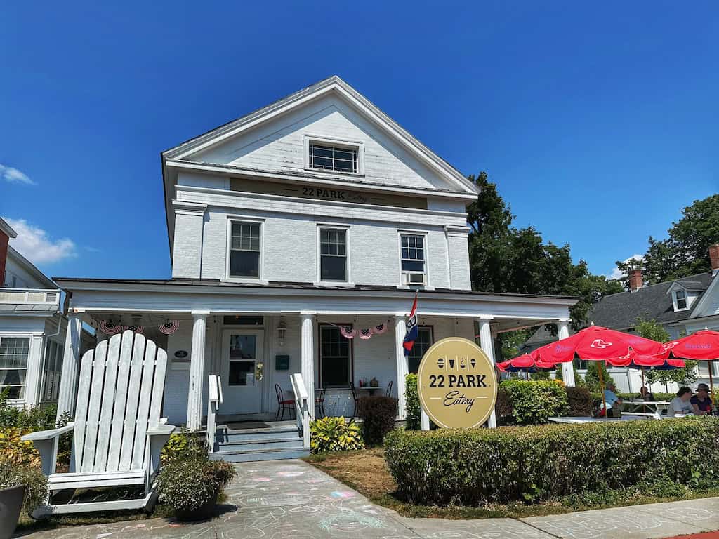22 Park Eatery in Brandon, VT.