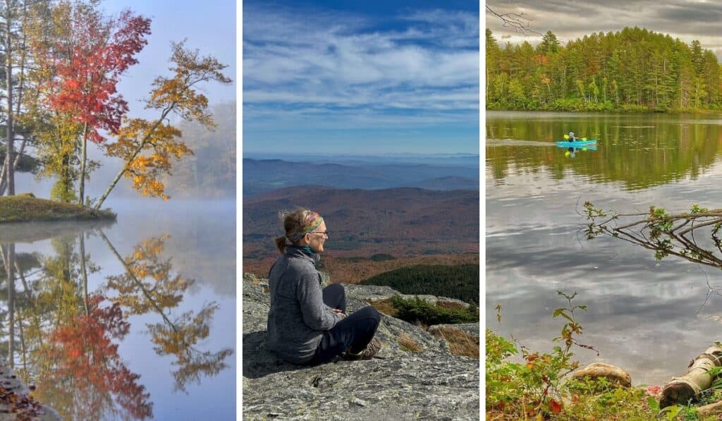 Our favorite Vermont State Parks in the fall: Shaftsbury, Camel's Hump, Brighton