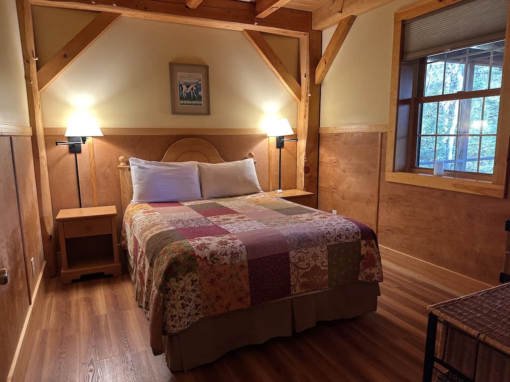 The main bedroom in cabin #3.