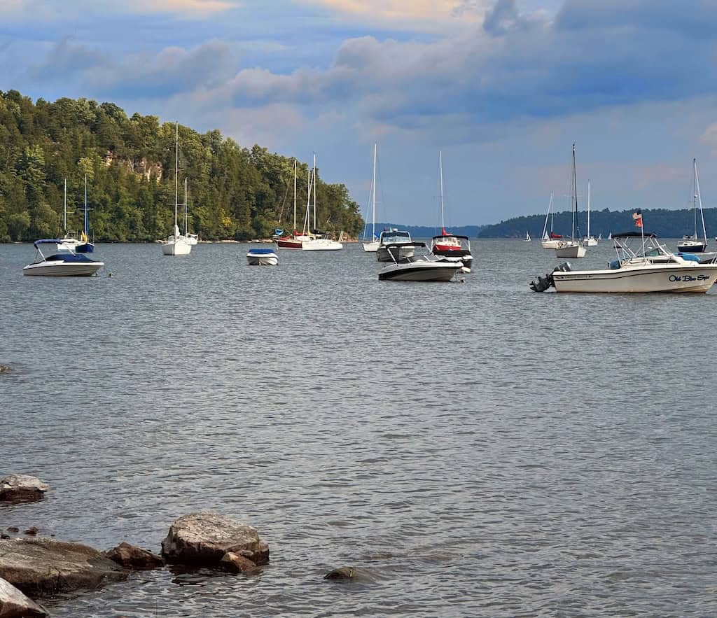 Views from Shelburne Bay Park.