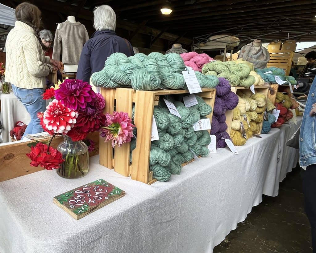 Support your local fiber farmers. Photo credit: Vermont Sheep & Wool Festival.